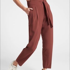 Athleta red skyline pants- Size 6